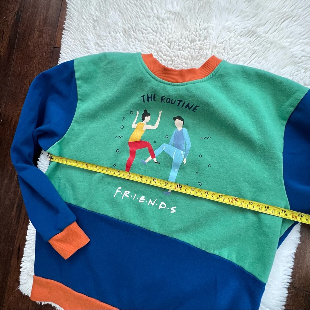 Culturefly Vintage The Routine Colorblock Sweatshirt Ross & Monica Size Medium - Picture 10 of 11